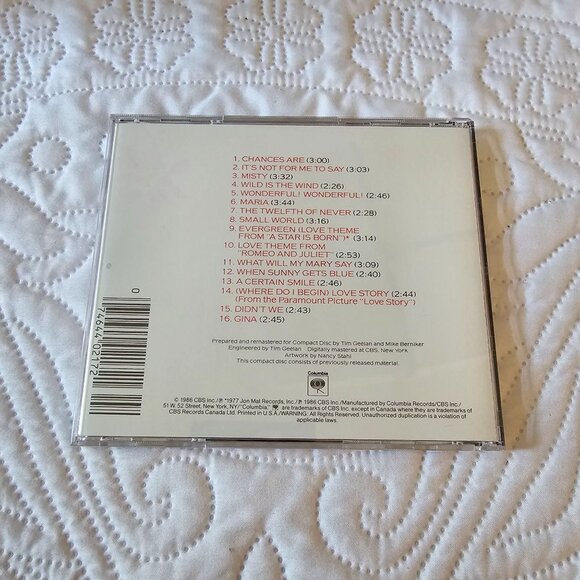 Johnny Mathis Digitally Remastered CD - 16 Most Requested Songs - Picture 2 of 6